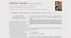 Desktop Screenshot of geheimeagentin.de